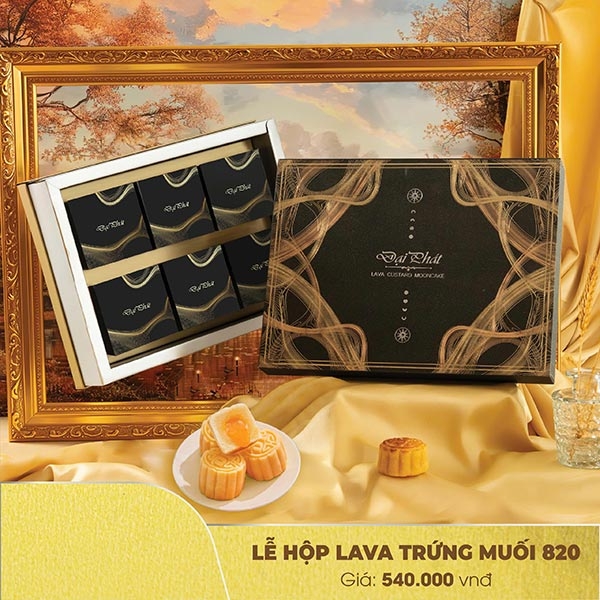 Bánh trung thu Đại Phát 2025 - Lễ Hộp Lava Trứng Muối (820)