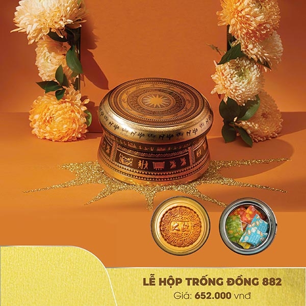 Bánh trung thu Đại Phát 2025 - Lễ Hộp Trống Đồng (882)
