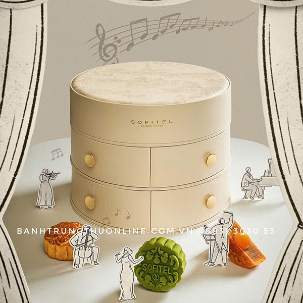  Bánh trung thu khách sạn Sofitel 2025 - Sofitel Premium 6 bánh