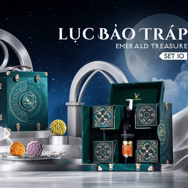 Bánh trung thu Taithong 2025 - SET 10: Lục Bảo Tráp 