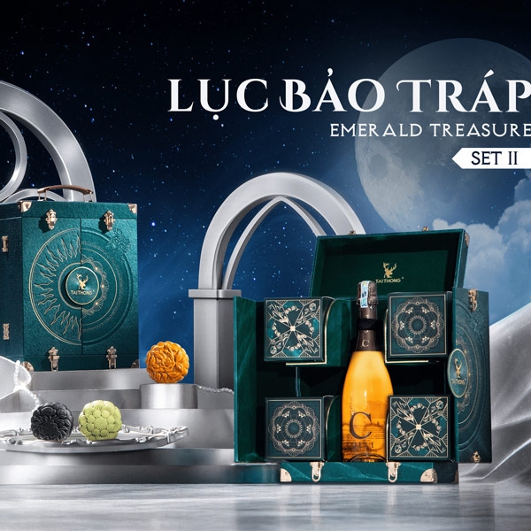 Bánh trung thu Taithong 2025 - SET 11: Lục Bảo Tráp 